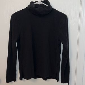 Madewell - Whisper Cotton Turtleneck - Black - Size S